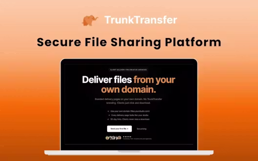 TrunkTransfer – Secure File Sharing Platform