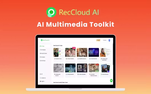 RecCloud AI – AI Multimedia Toolkit 