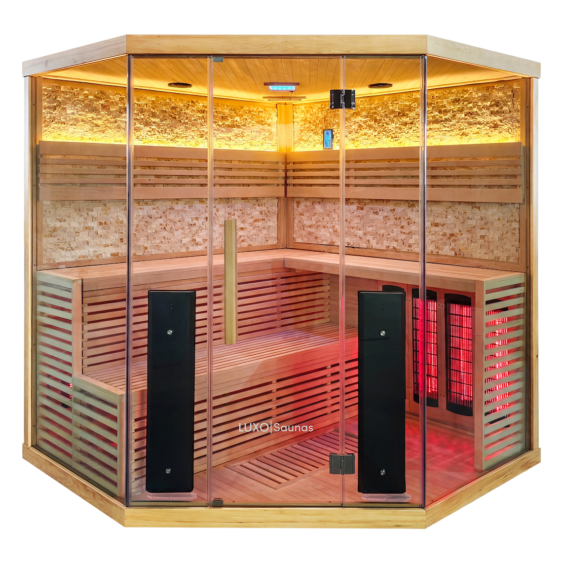 Lirno 5 Person Full Spectrum Infrared Indoor Home Sauna