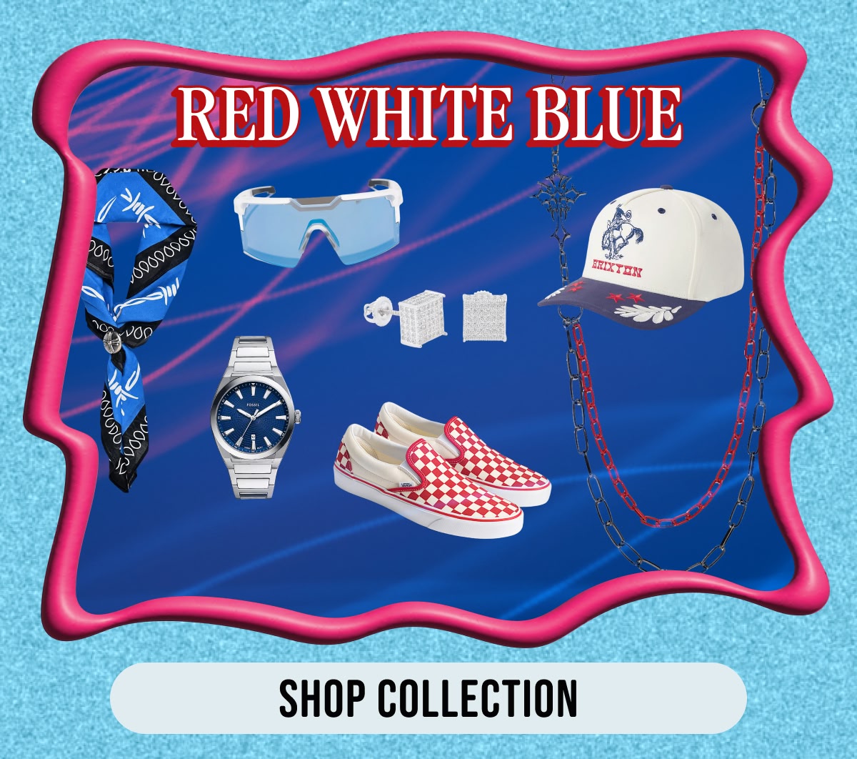 Shop the Red, White, and Blue collection for jerseys, shoes, hats and more