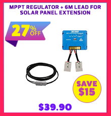 MPPT Regulator + 6m Lead For Solar Panel Extension