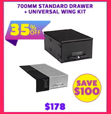 700mm Standard Drawer + Universal Wing Kit