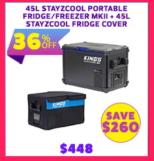 45L Stayzcool Portable Fridge/Freezer MKII + 45L Stayzcool Fridge Cover