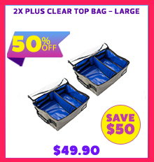 2x Plus Clear Top Bag - Large