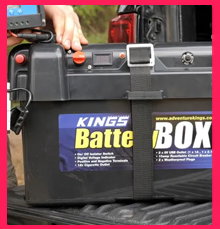 12V 138Ah Deep Cycle Battery + Maxi Battery Box
