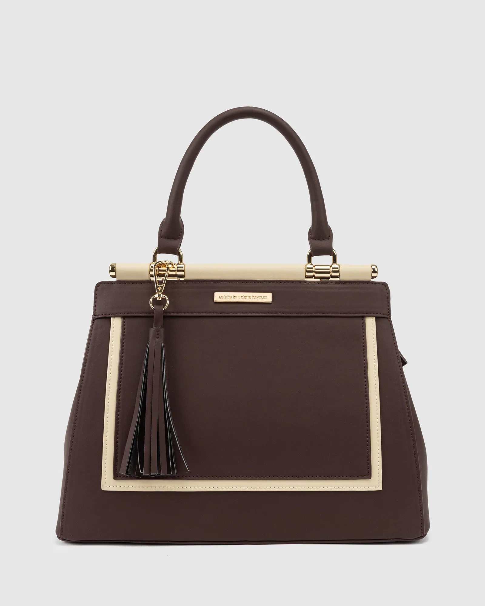 Image of Brown Yevette Tassel Tote