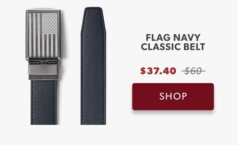 Shop Flag Navy Classic Belt