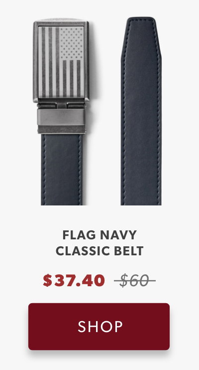 Shop Flag Navy Classic Belt