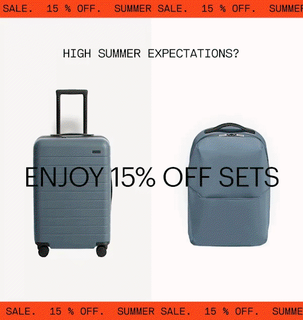 High summer expectations? | Enjoy 15% off sets