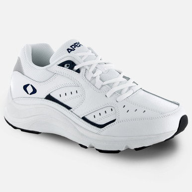 Men's Lace Walking Shoe V Last - White/Blue
