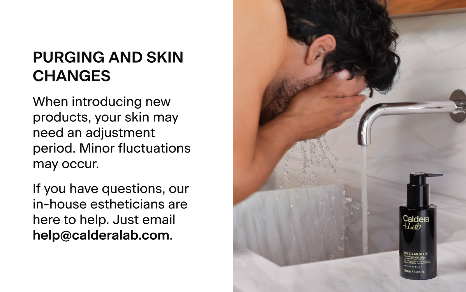 PURGING AND SKIN CHANGES