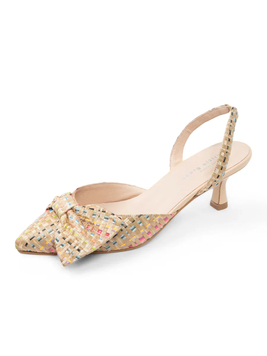 Image of London Bow Kitten Heel