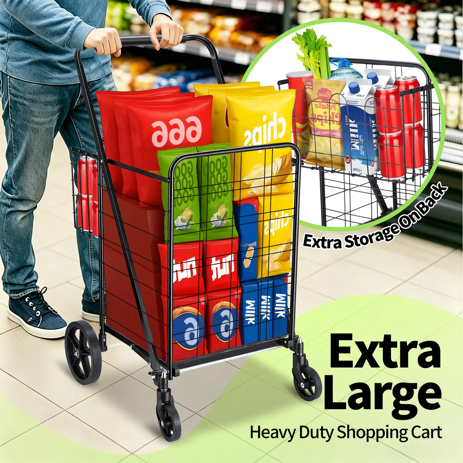 Folding Shopping Trolley