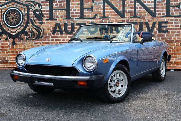 1980 Fiat Spider 2000 Show Car Serial Number 657