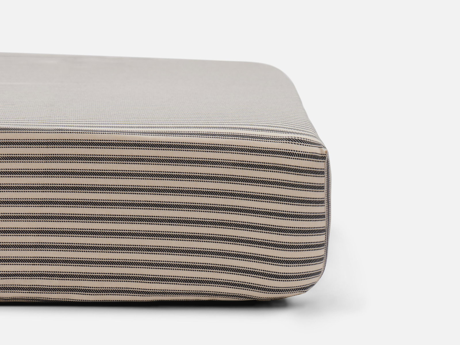 Image of Ticking Stripe Single Fitted Sheet