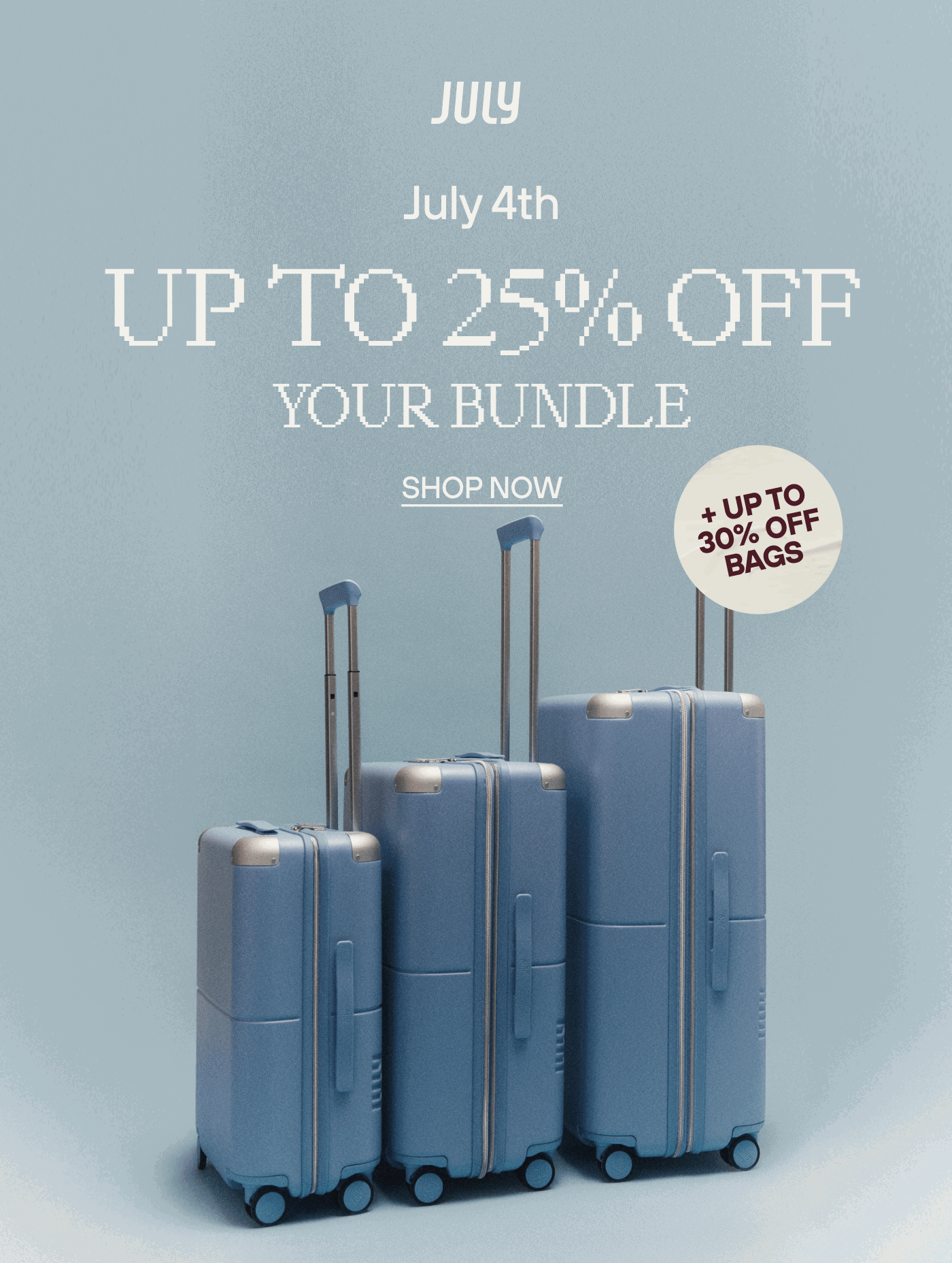 Up to 25% off your bundle.