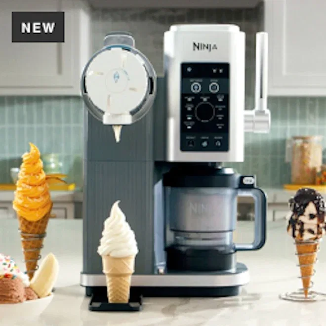 Ninja Creami 13-in-1 Scoop & Swirl Soft Serve and Ice Cream Maker
