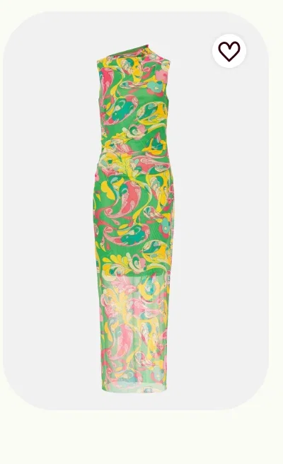 Green Paisley Dress