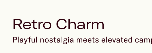 Retro Charm