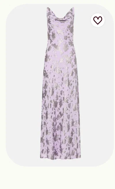 Lavender Sequin Gown