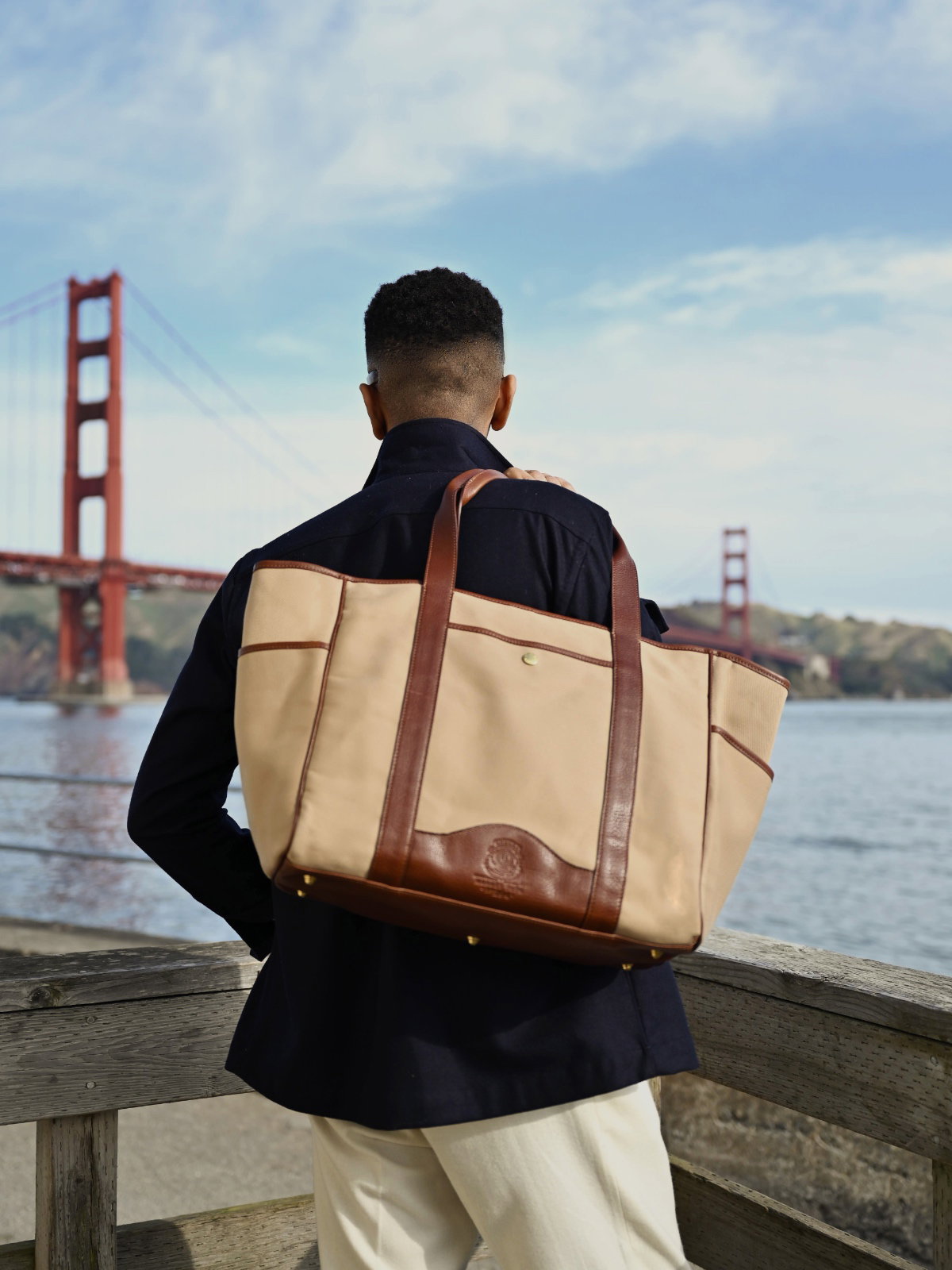 Market Tote Khaki Twill