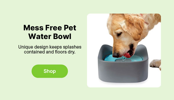 Mess Free Pet Water Bowl