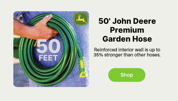 50ft John Deere Premium Garden Hose
