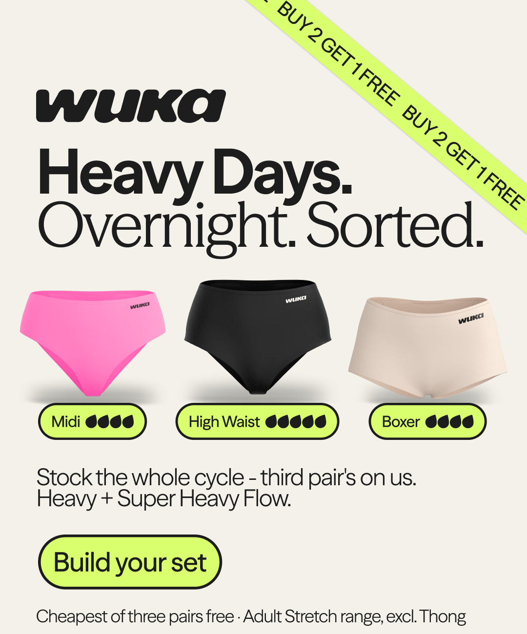 Heavy Days. Overnight. Sorted.