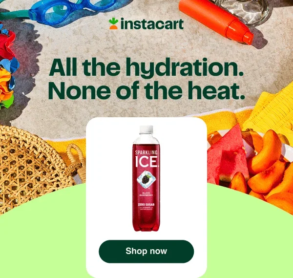 All the hydration. None of the heat. Sparkling Ice - Shop Now