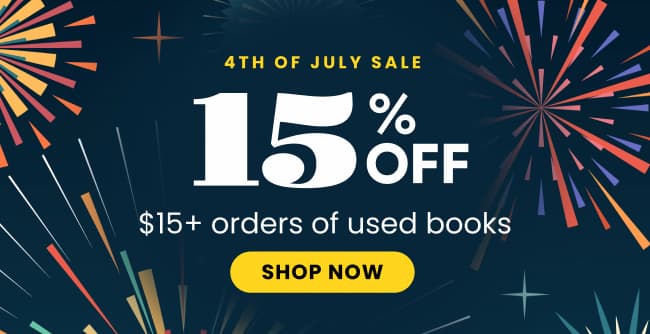4th of July Sale | 15% Off + $15+ orders of used books | Shop Now