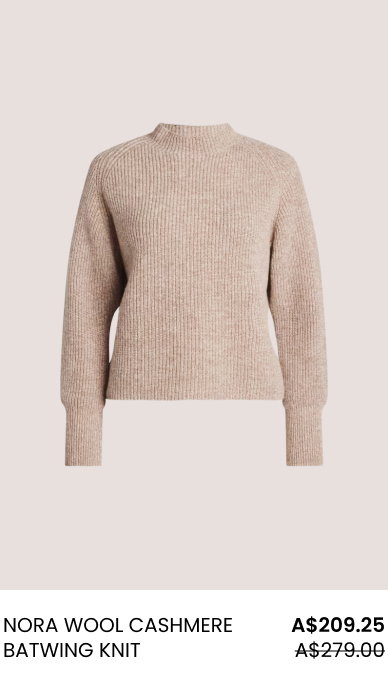 Nora Wool Cashmere Batwing Knit