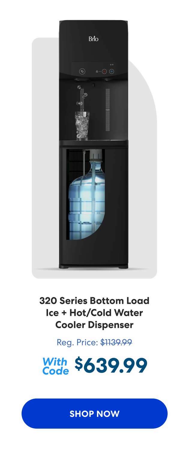 Bottom Load Ice + Hot/Cold Water Cooler Dispenser - 320 Series