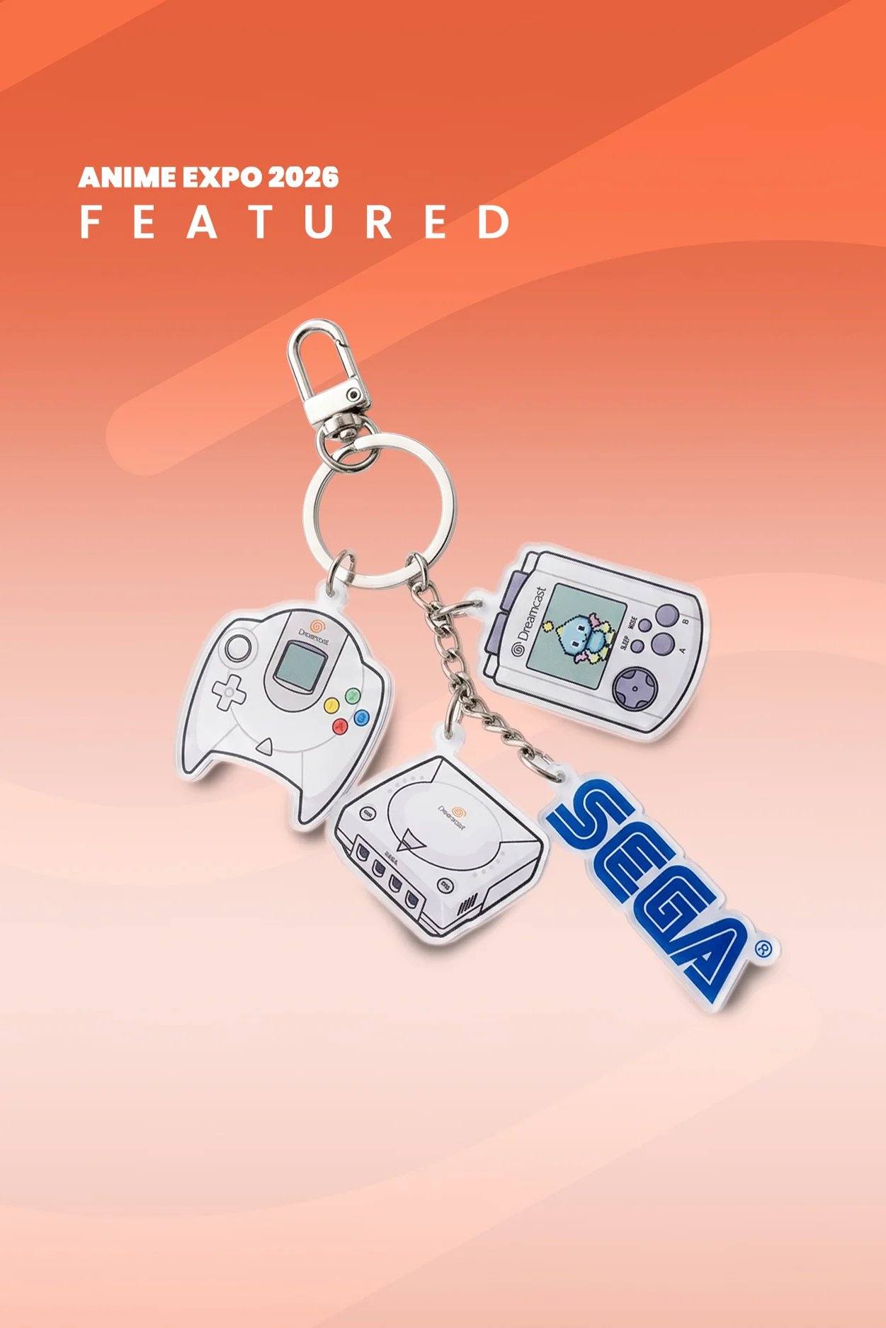 Image of Sega: Dreamcast Acrylic Chao Keychain