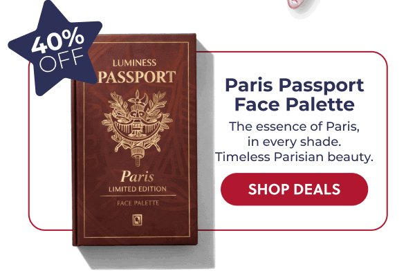 PARIS PASSPORT FACE PALETTE: The essence of Paris, in every shade!