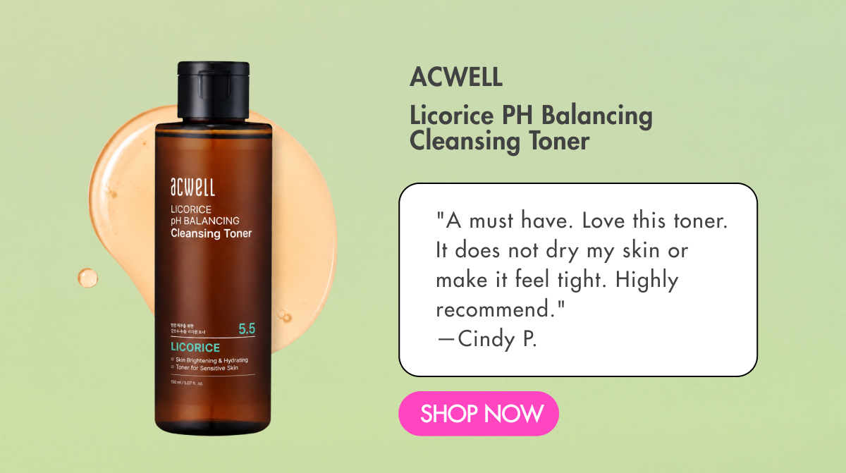 Acwell Licorice PH Balancing Cleansing Toner