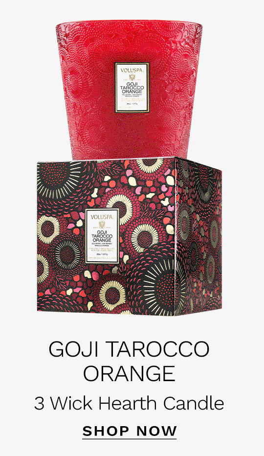 Goji Tarocco Orange 3 Wick Hearth Candle