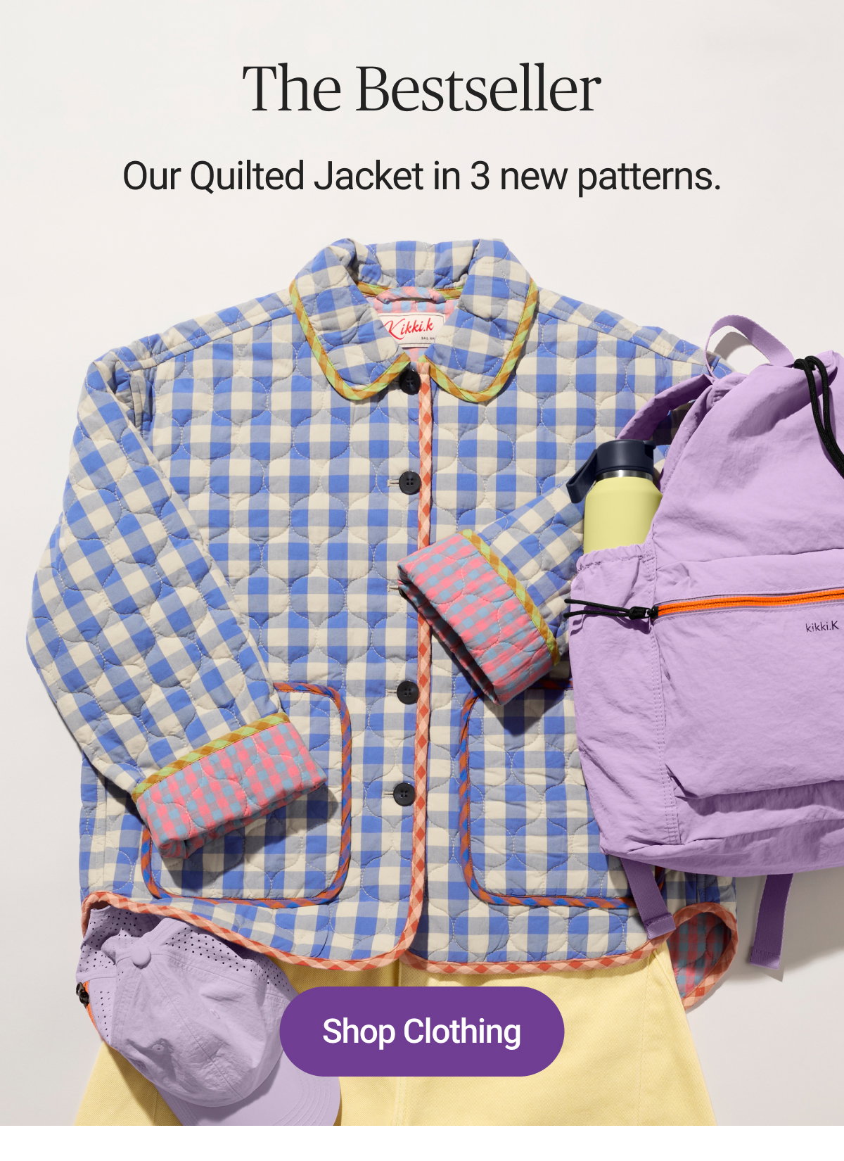 The quilted coat 