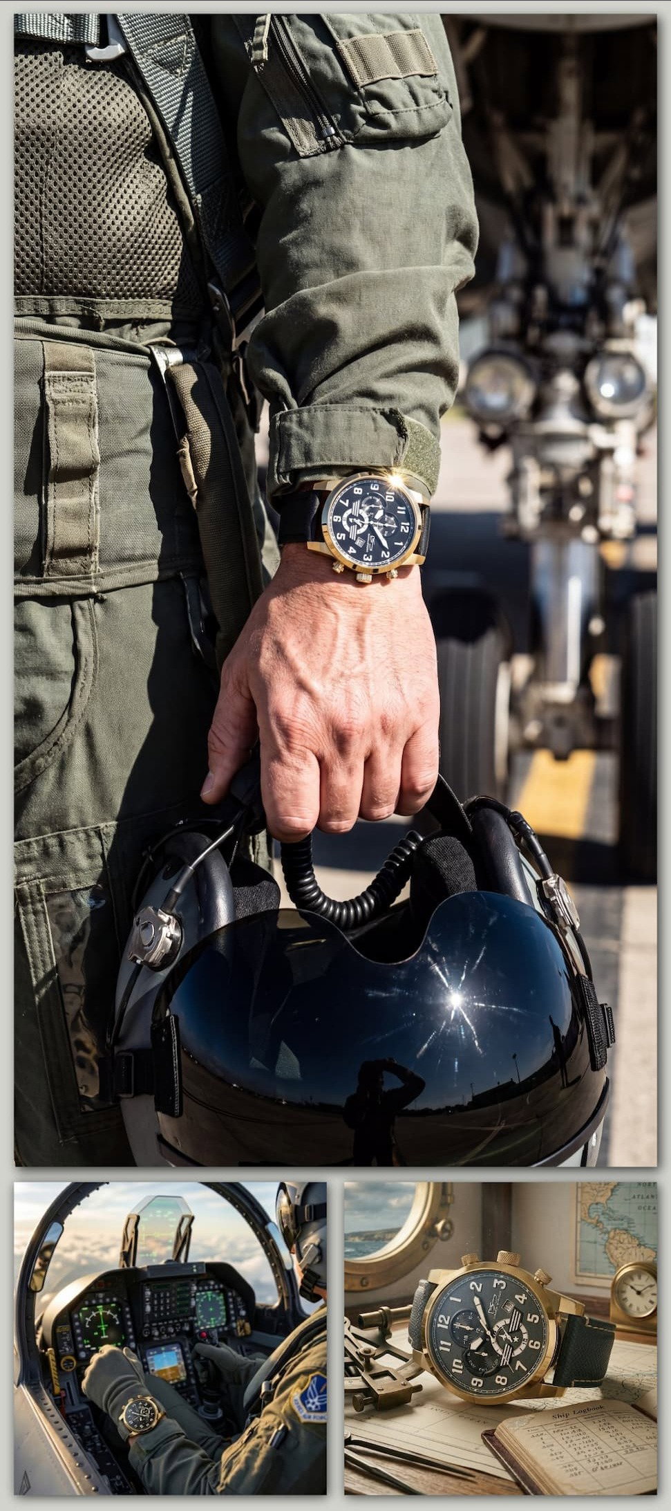 Inspired by the cockpit. Made for everyday missions.