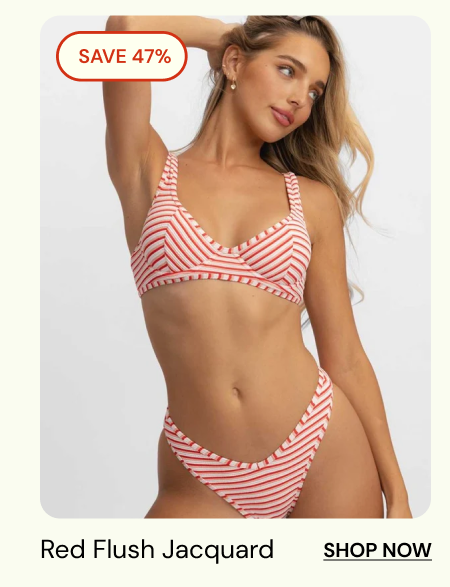 shop red flush jacquard