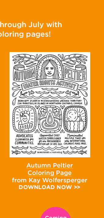 Kay Wolfersperger- Autumn Peltier coloring page