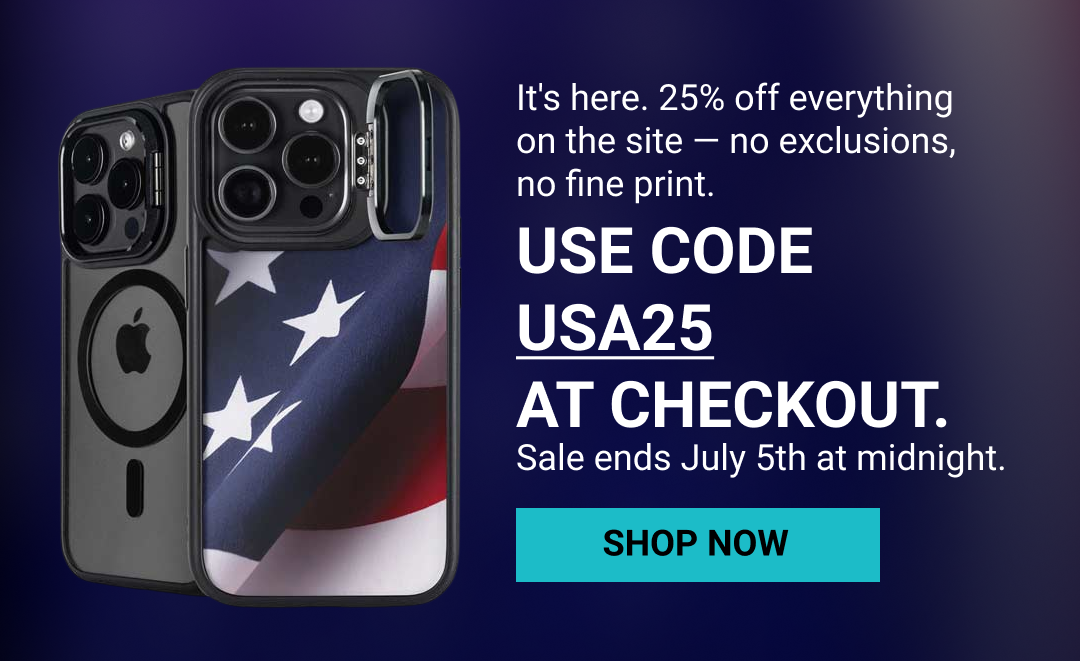 USE CODE USA25 AT CHECKOUT - VALID ONLY TILL JULY 5TH