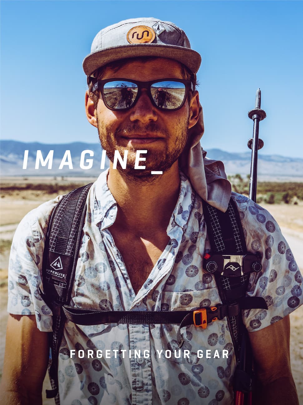 IMAGINE_ FORGETTING YOUR GEAR.