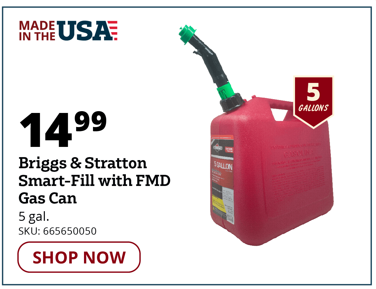 B&S Gas Can