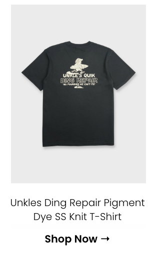 Unkles Ding Repair Pigment Dye Short Sleeve Knit T-Shirt