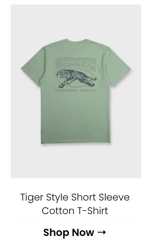 Tiger Style Short Sleeve Cotton T-Shirt