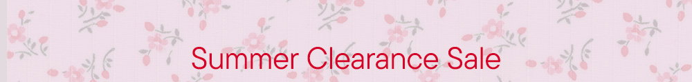 Summer Clearance Sale