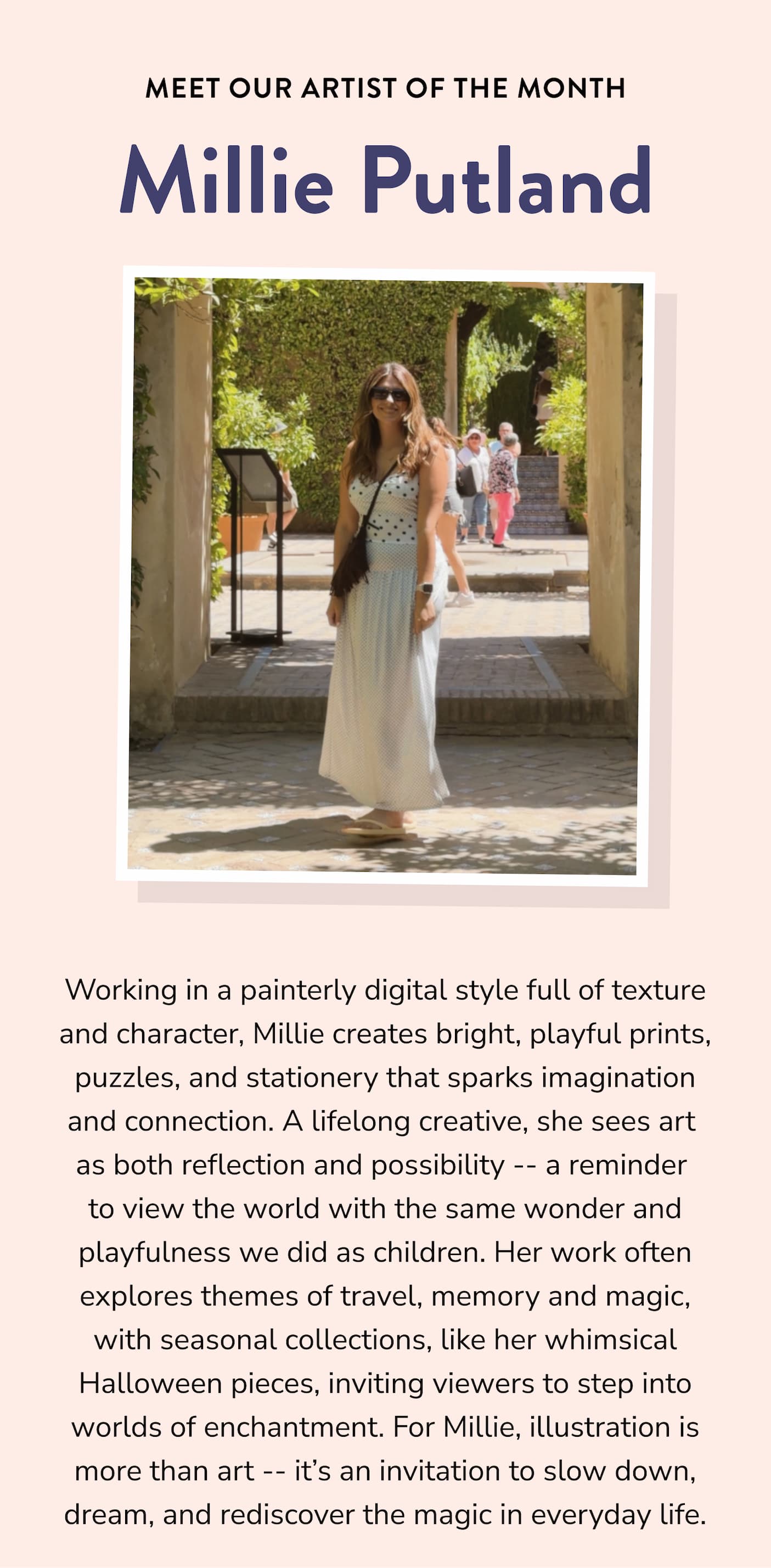 Month Artist - Millie Putland