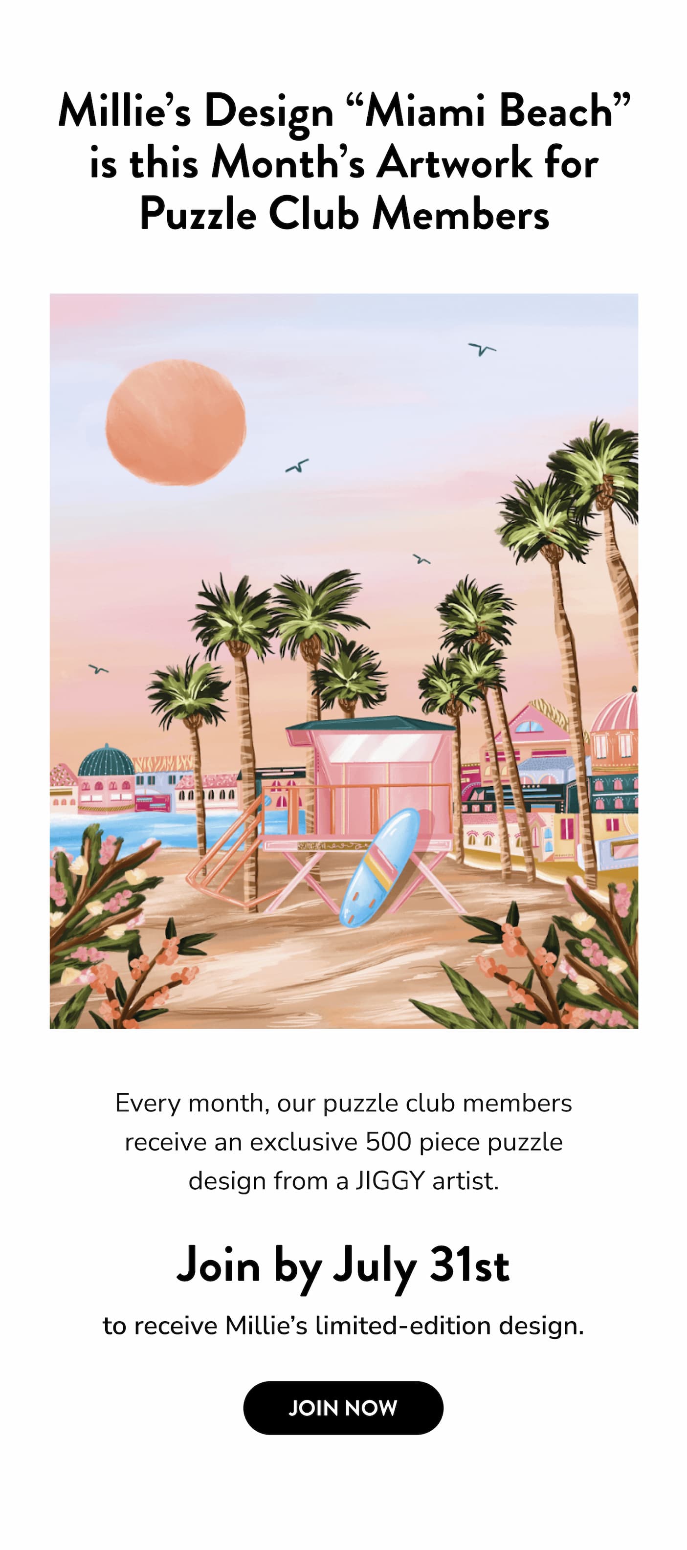 "Miami Beach" for Puzzle Club Members