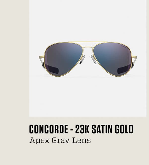 Concorde - 23k Satin Gold & Apex Gray
