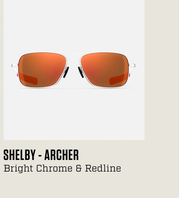 Randolph x Shelby - Archer - Bright Chrome & Redline